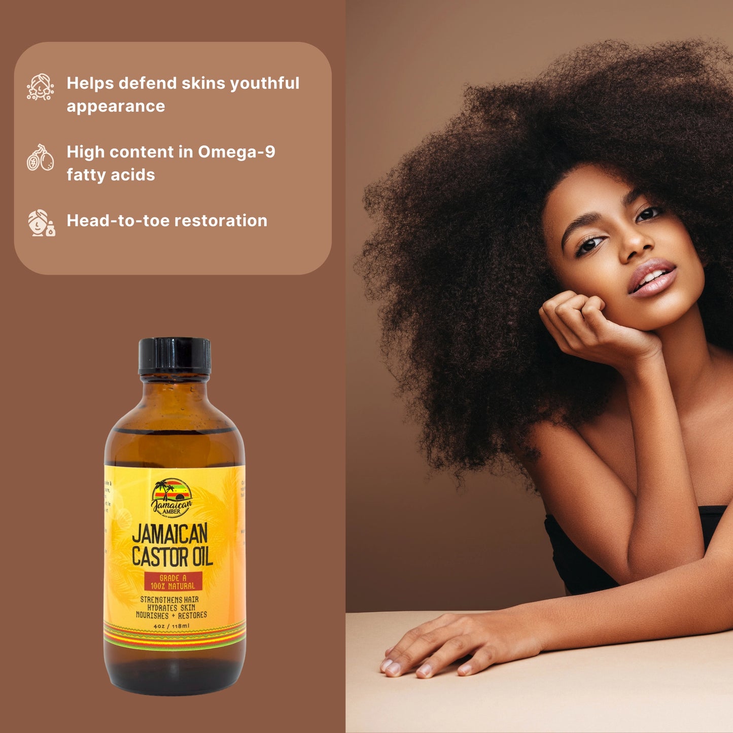 Cold Pressed Jamaican Castor Oil