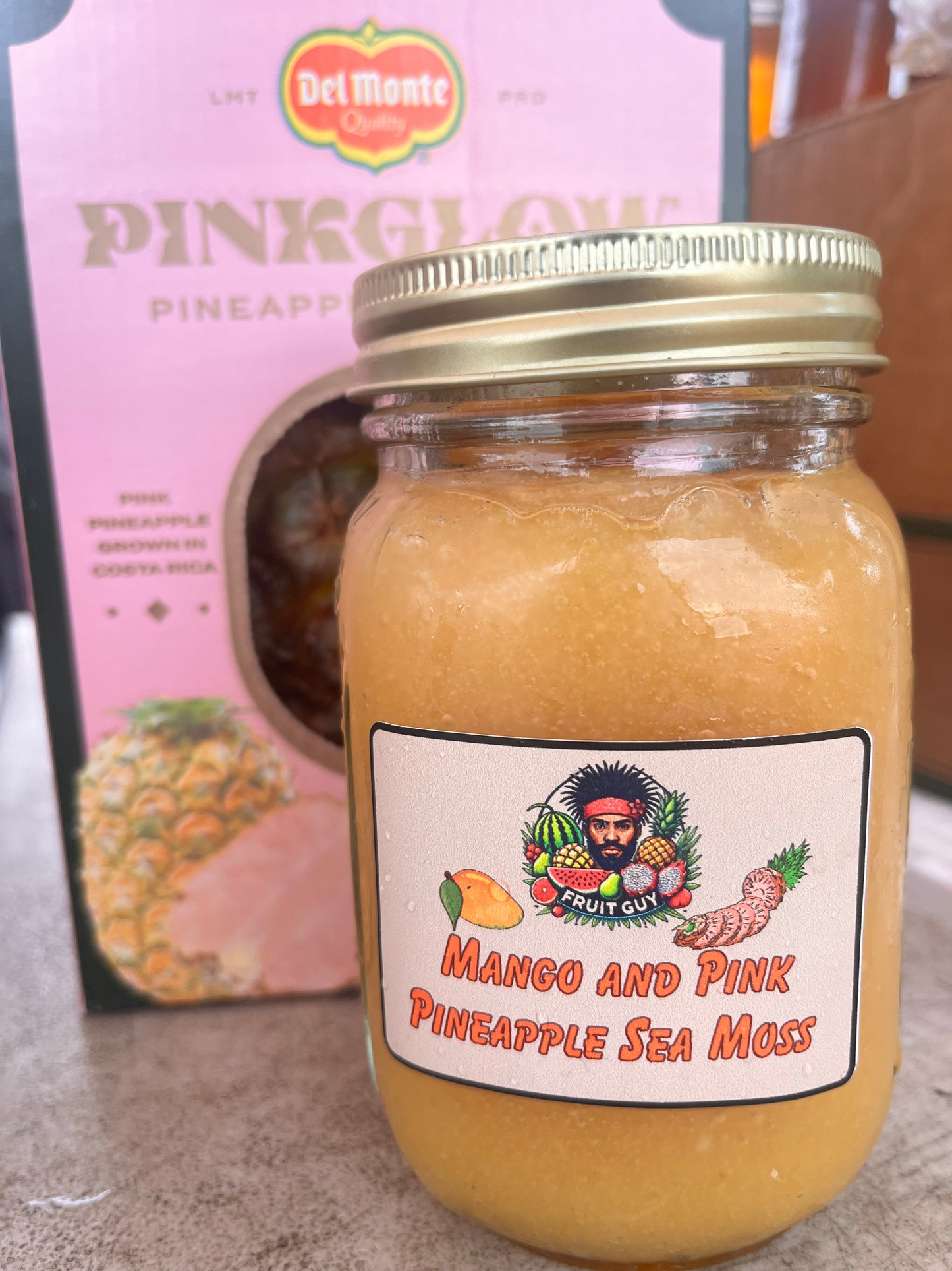 Mango & Pink Pineapple Sea Moss Gel
