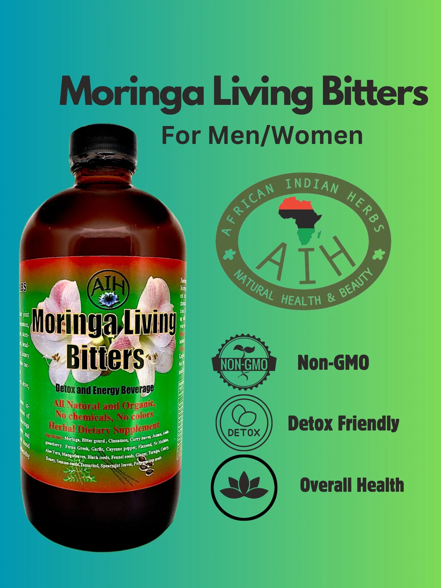 Moringa & Black Seed Living Bitters