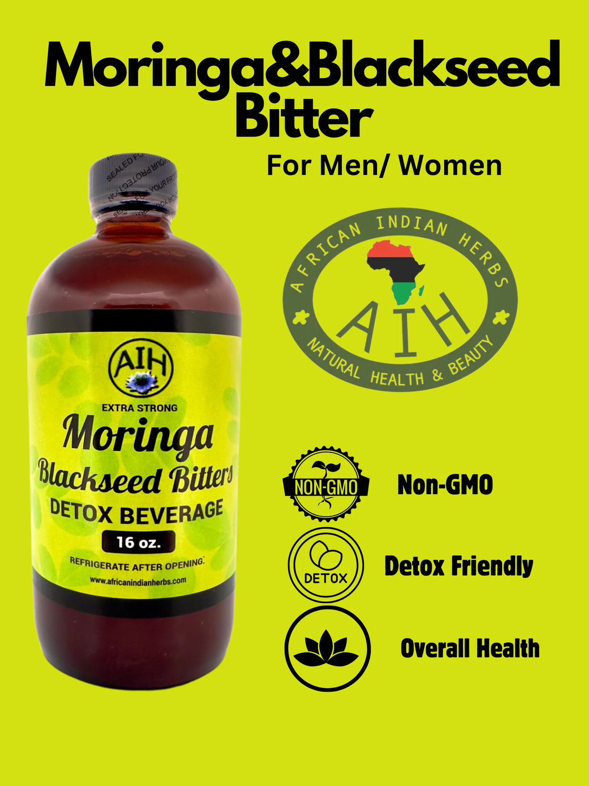 Moringa & Black Seed Living Bitters