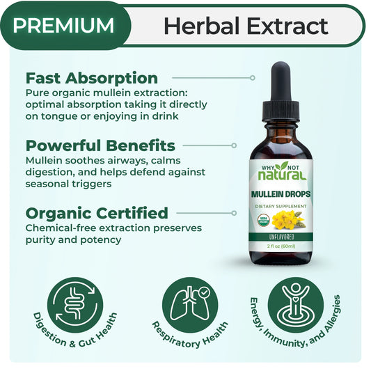 Organic Mullein Liquid Drops