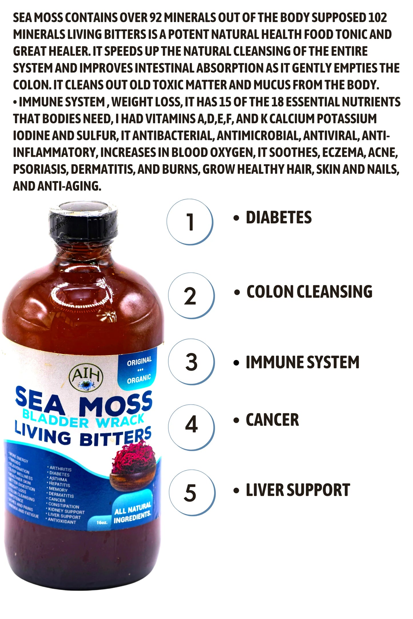 Sea Moss Living Bitters Tea