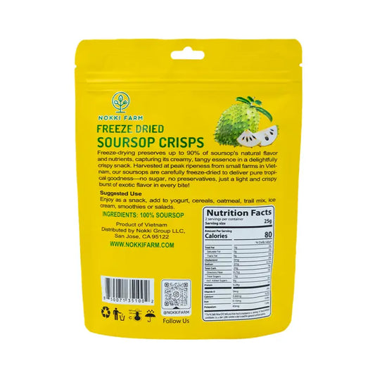 Pure Soursop Freeze Dried Bites – Tropical Superfruit Snack