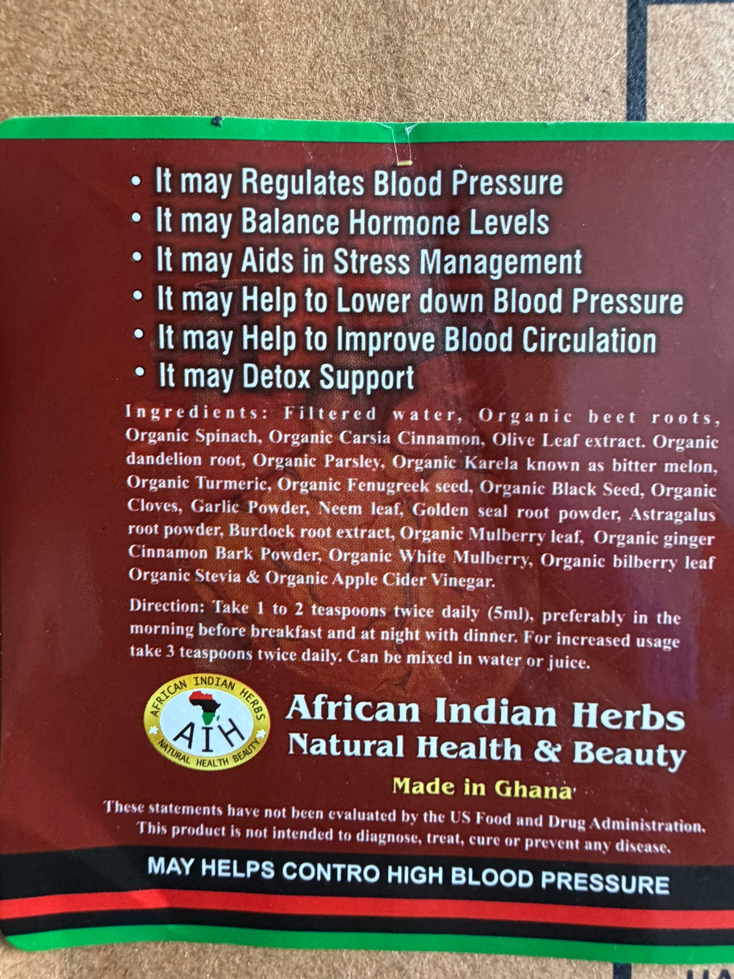 Blood Pressure Tonic