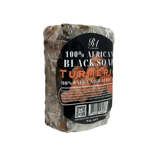 African Black Soap Bar w/ Turmeric Oil