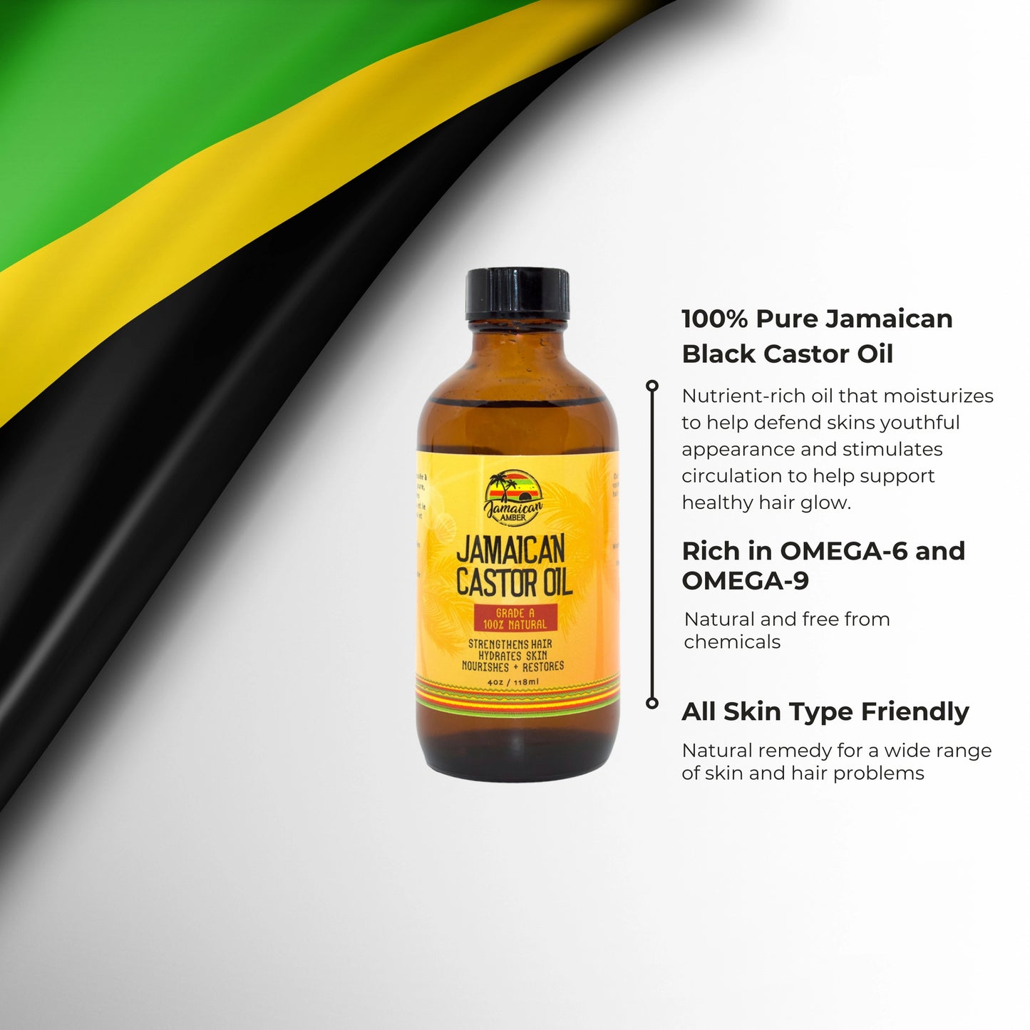 Cold Pressed Jamaican Castor Oil