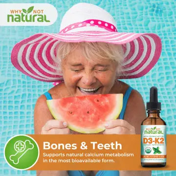 Organic Vitamin D3 & K2 Liquid Drops