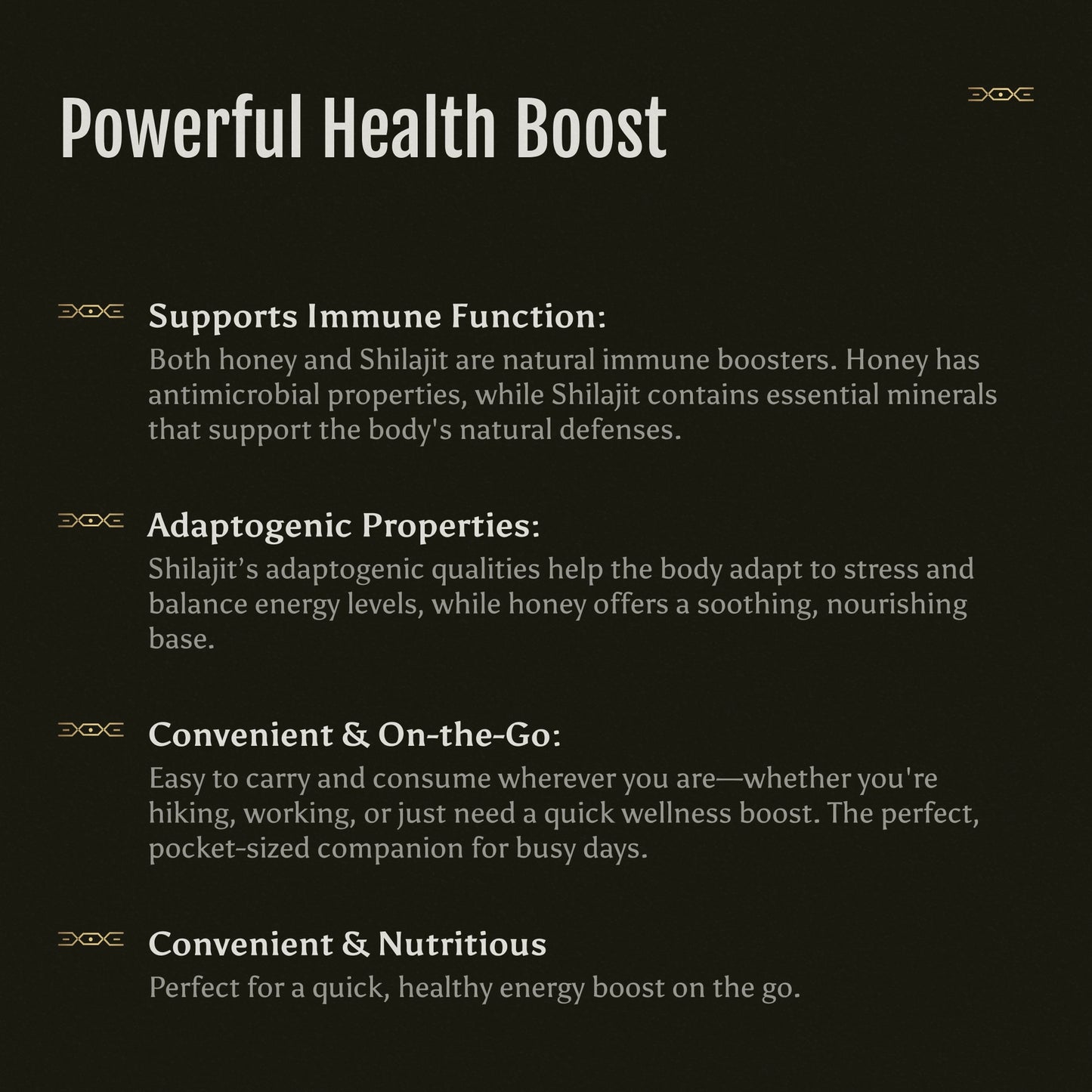 Lajit Gold Shilajit Infused Honey Sticks