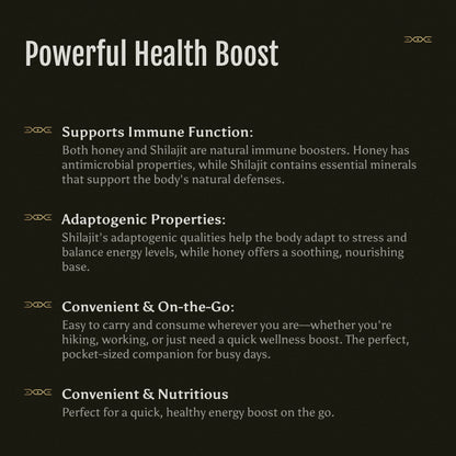 Lajit Gold Shilajit Infused Honey Sticks