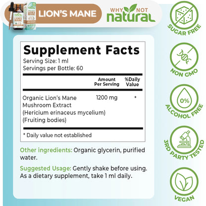 Lion's Mane Liquid Extract