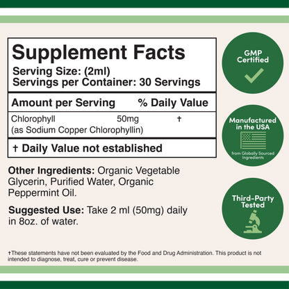Liquid Chlorophyll Drops
