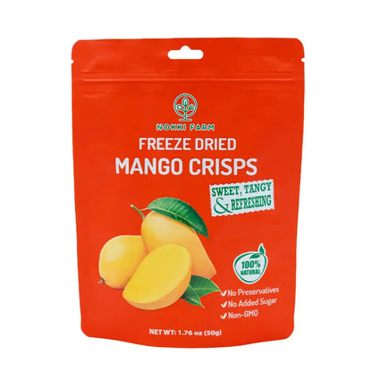 Freeze Dried Mango Crisps – 100% Natural, Sweet & Tangy Snack (1.76 oz)