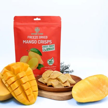 Freeze Dried Mango Crisps – 100% Natural, Sweet & Tangy Snack (1.76 oz)
