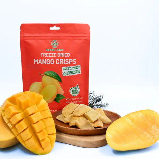 Freeze Dried Mango Crisps – 100% Natural, Sweet & Tangy Snack (1.76 oz)