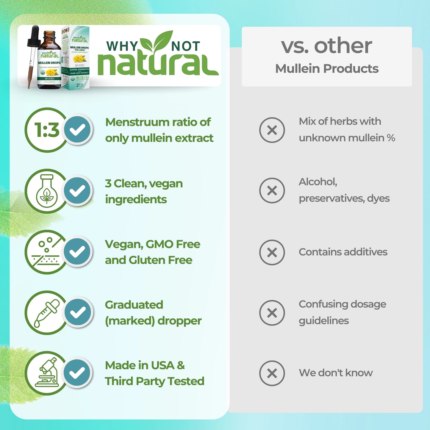 Organic Mullein Liquid Drops