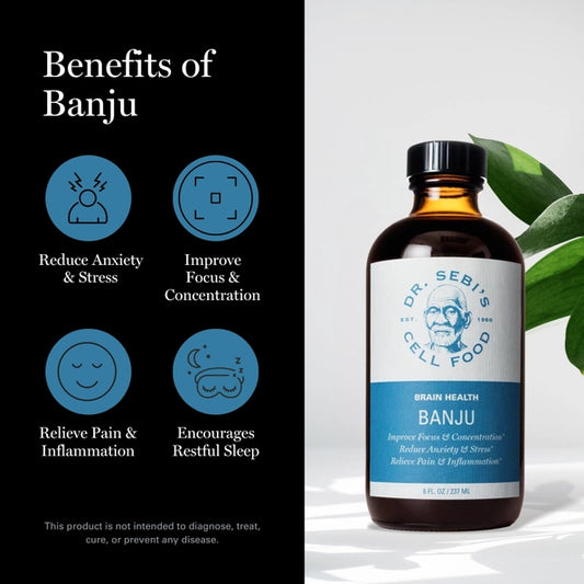 Dr. Sebi's Cell Food - Banju - Brain & Nervous System Support